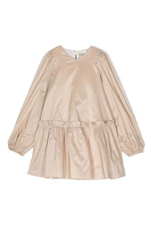 abito in cotone beige DOUUOD KIDS | DV1B00S0186165